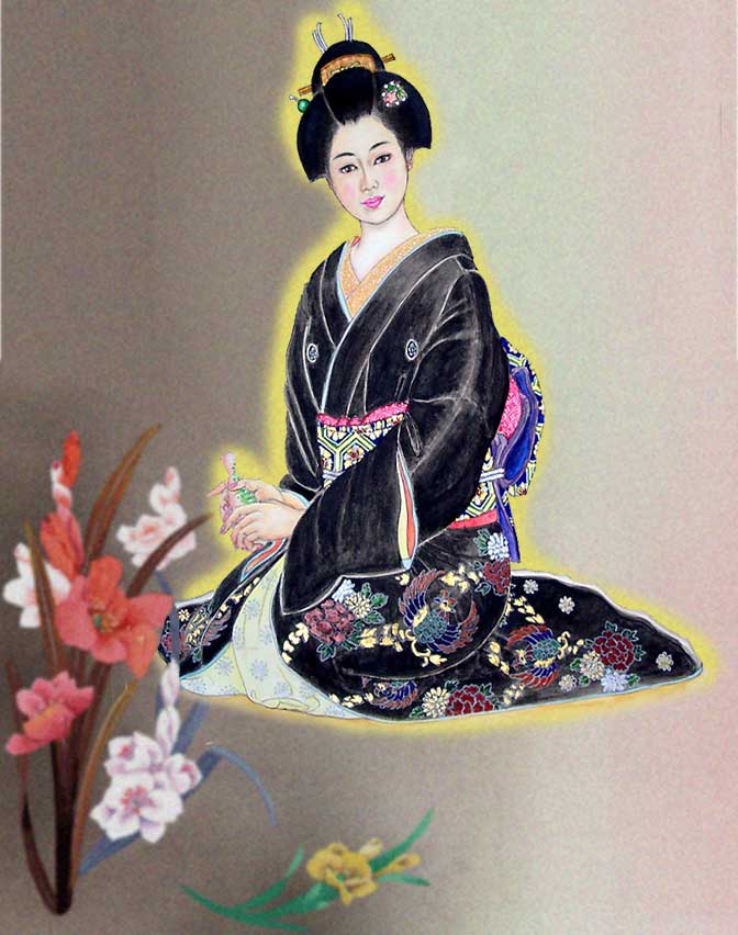 20006, historic, vintage ukiyo-e Japan artwork,12x8"(A4) Poster Print