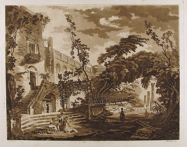 Tempio di Serapide a Pozzuoli 1767-Jean Claude Richard,Abbé d, Poster Print