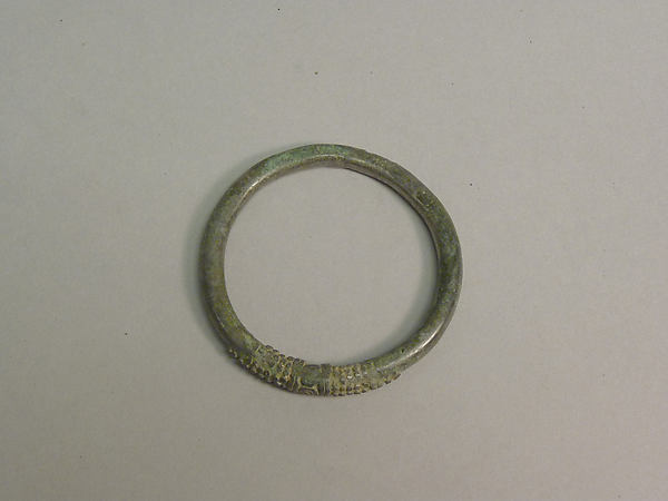 Bracelet with Applied Chevron Design 300 B.C.–A.D. 400,  Poster Print