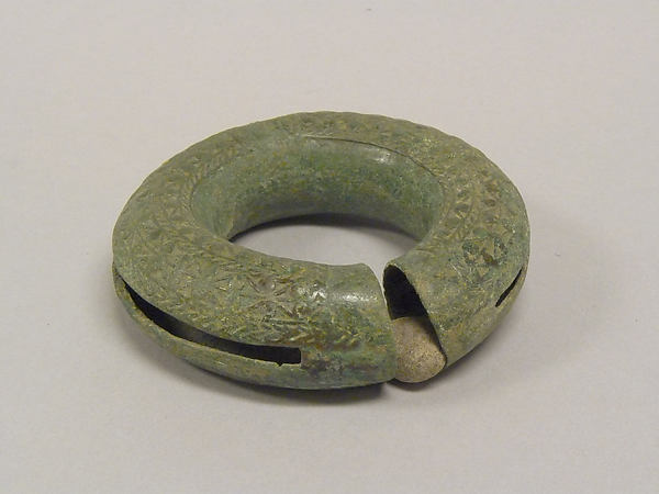 Bangle with Circular Pattern 300 B.C.–A.D. 400,  Poster Print