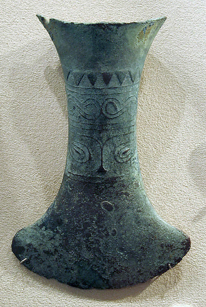 Hafted Flask-Shaped Ax with Face c500 B.C.–A.D. 300,  Poster Print Wall Art