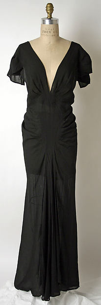 Evening dress c1937,16x12"(A3)Poster