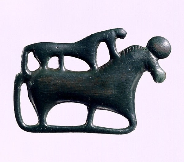 Garment Plaque in the Shape of Two Horses 1st–3rd cent,  Poster Print