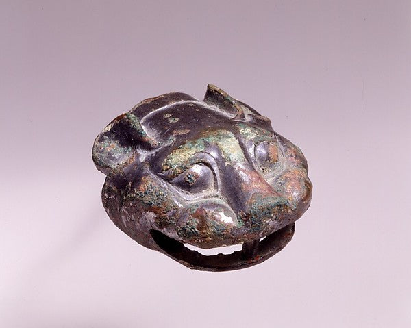 Finial in the Shape of a Tiger's Head 3rd cent B.C.,  Poster Print