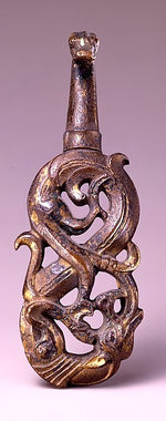 ,Belt Hook in the Shape of a Dragon 3rd–2nd cent B.C.,16x12"(A3) Poster