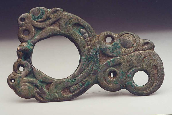 Hook Buckle in the Shape of Three Raptors' Heads 6th–5th cent,  Poster Print