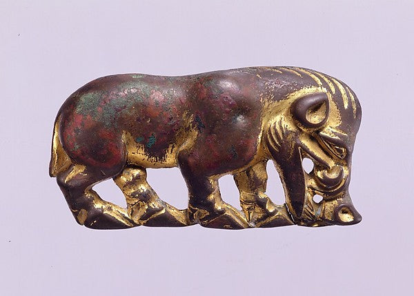 ,Belt Plaque in the Shape of a Wild Boar 3rd–2nd cent,16x12