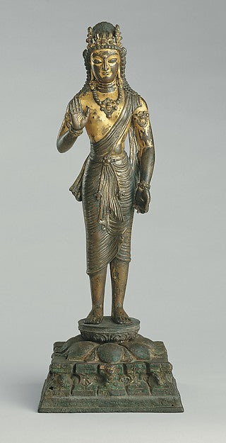 Standing Bodhisattva Maitreya early 8th cent,16x12"(A3)Poster