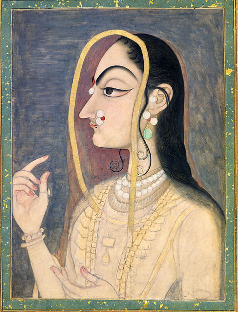 Radha  the Beloved of Krishna c1750,16x12"(A3)Poster