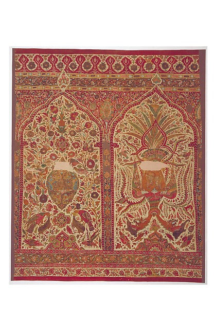:Panel from a Kalamkari Tent Hanging 1640–50-16x12"(A3) Poster