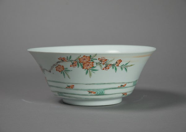 Bowl with Flowers and Waves late 17th–early 18th cent,16x12"(A3)Poster