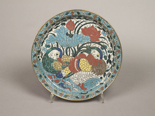 Dish with mandarin ducks and lotuses first half of the 16th ce,16x12"(A3)Poster