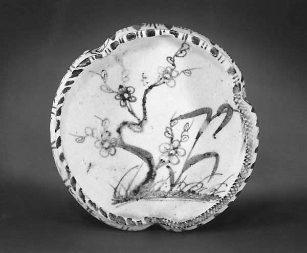 Dish 17th cent,Classic Ming China Image,  Poster Print Wall Art