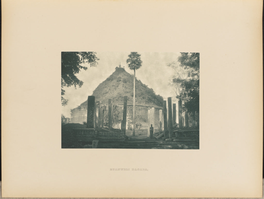 Henry W. Cave:Ruanweli Dagaba, Poster Print Wall Art