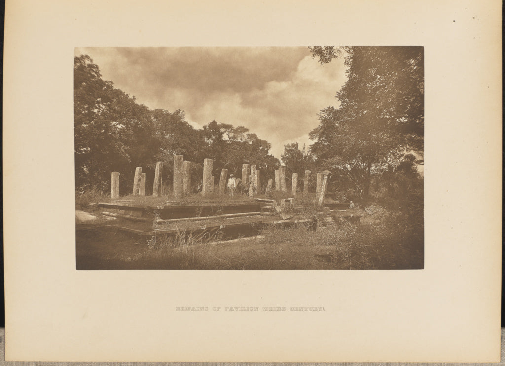 Henry W. Cave:Remains of Pavilion (Third Century), Poster Print Wall Art