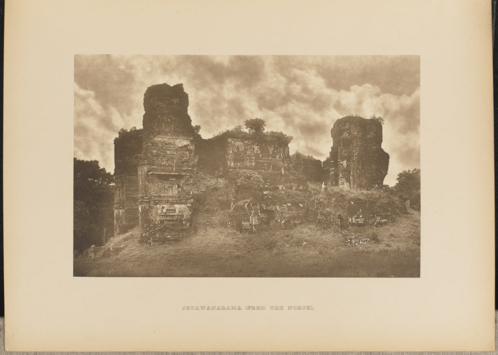 Henry W. Cave:Jetawanarama from the North, Poster Print Wall Art