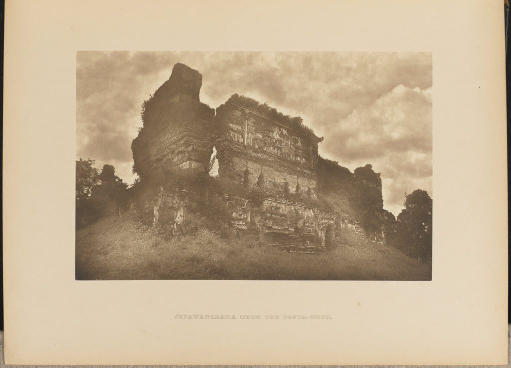 Henry W. Cave:Jetawanarama from the South-West, Poster Print Wall Art