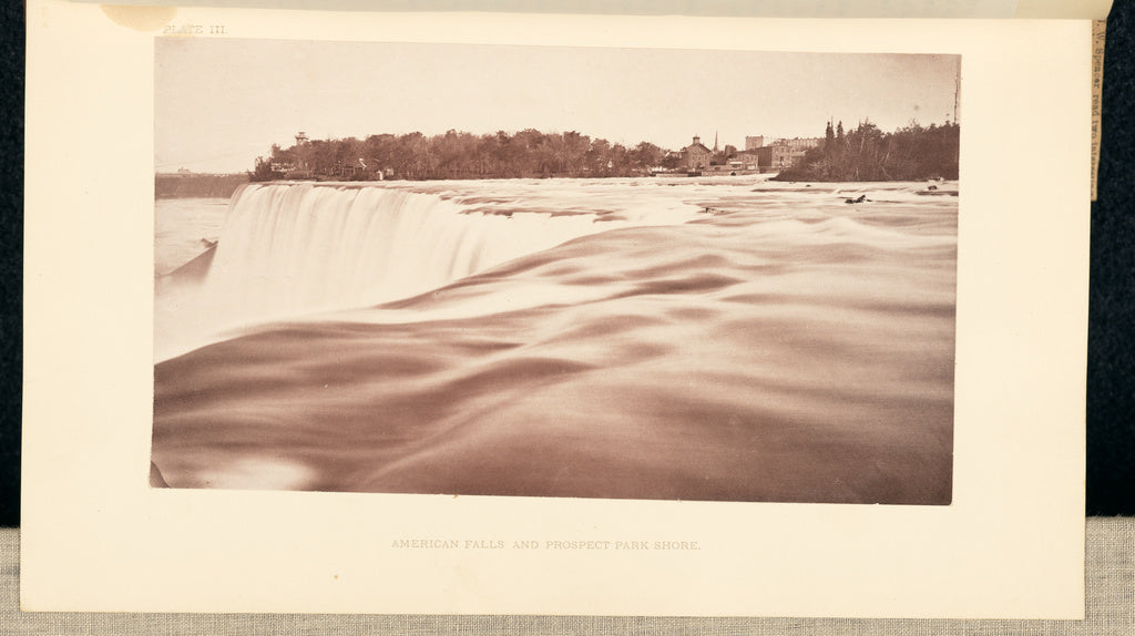 George Barker:The American Falls and Prospect Park Shore, Poster Print Wall Art