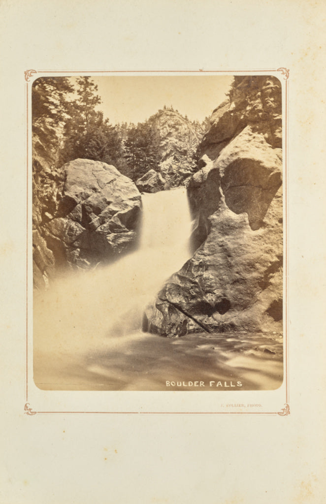 Joseph Collier:Boulder Falls, Poster Print Wall Art