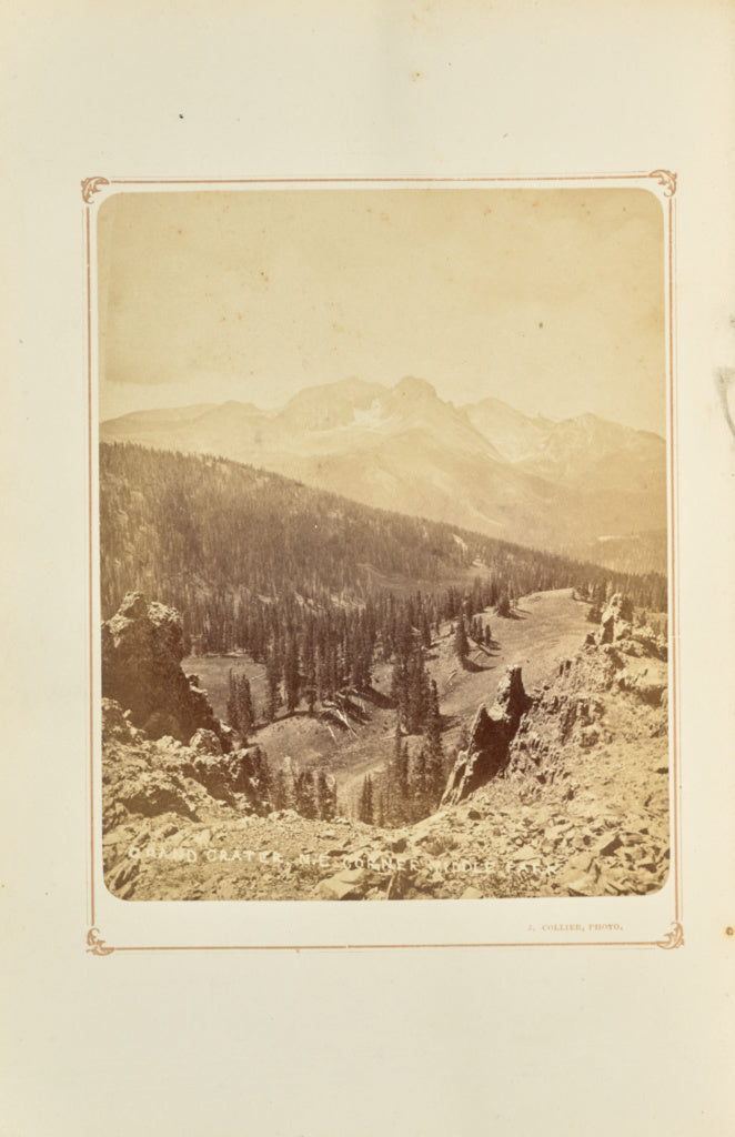 Joseph Collier:Grand Crater, Northeast Corner, Middle Park, Poster Print Wall Art