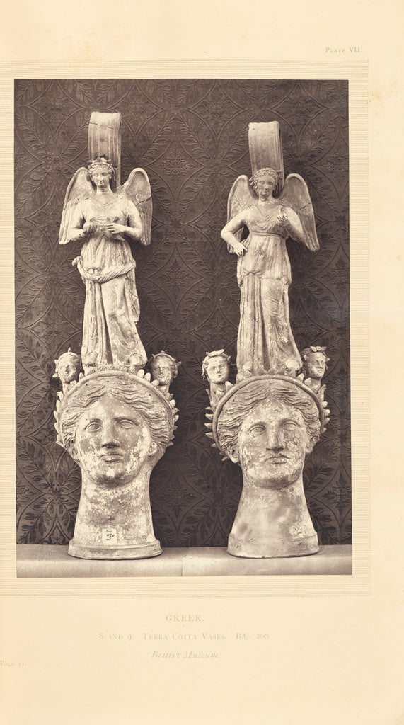 William Chaffers:[Two carved Greek vases], Poster Print Wall Art