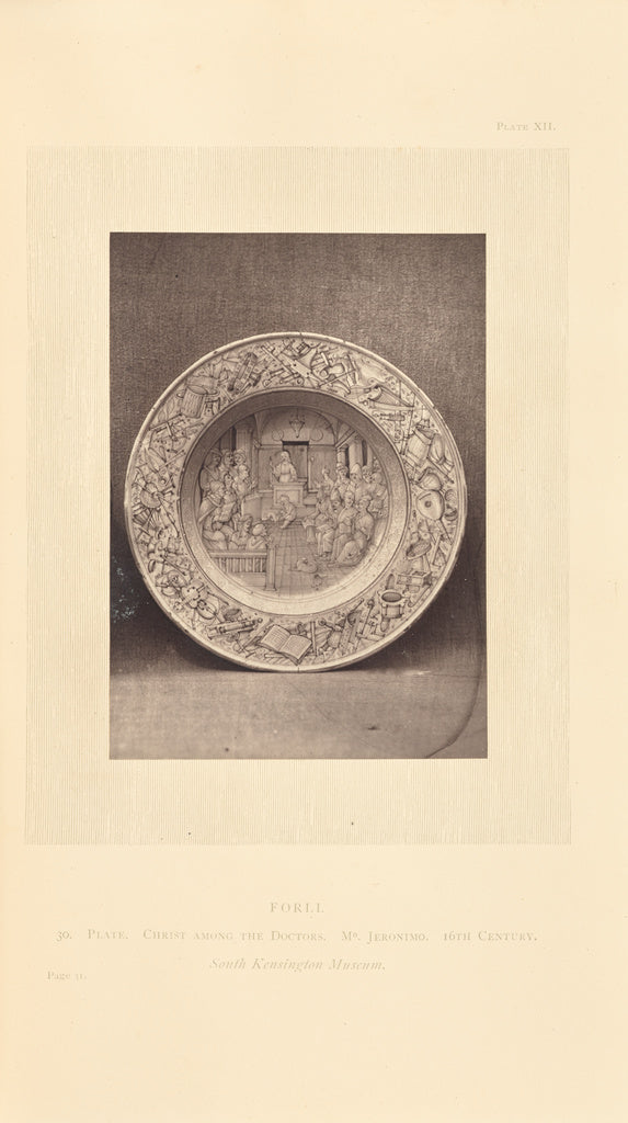 William Chaffers:[Italian decorative plate], Poster Print Wall Art