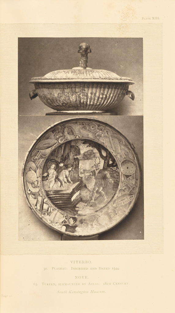 William Chaffers:[Tureen and plate],16x12"(A3)Poster