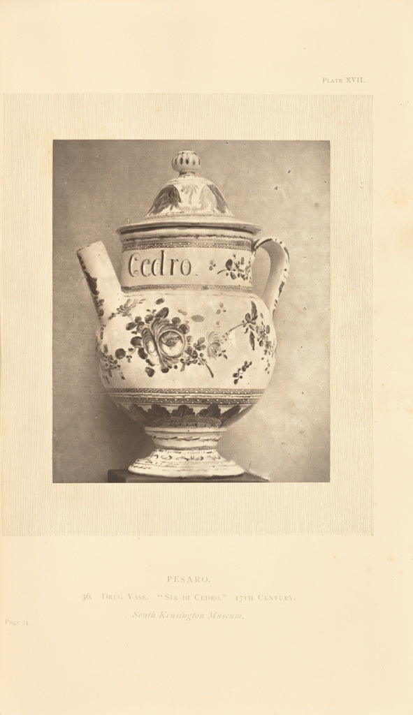 William Chaffers:[Drug vase], Poster Print Wall Art