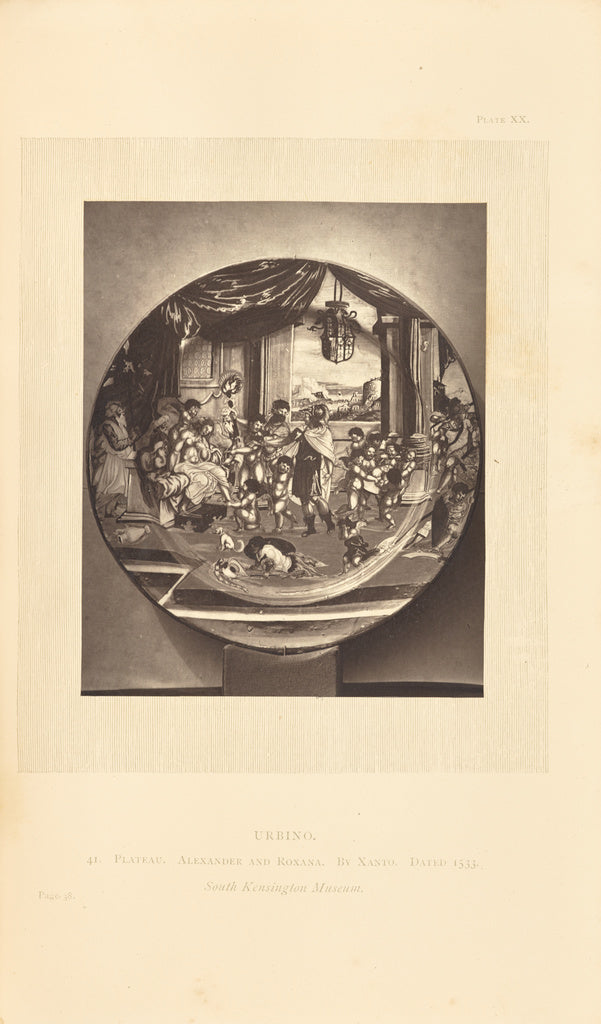 William Chaffers:[Painted plate], Poster Print Wall Art