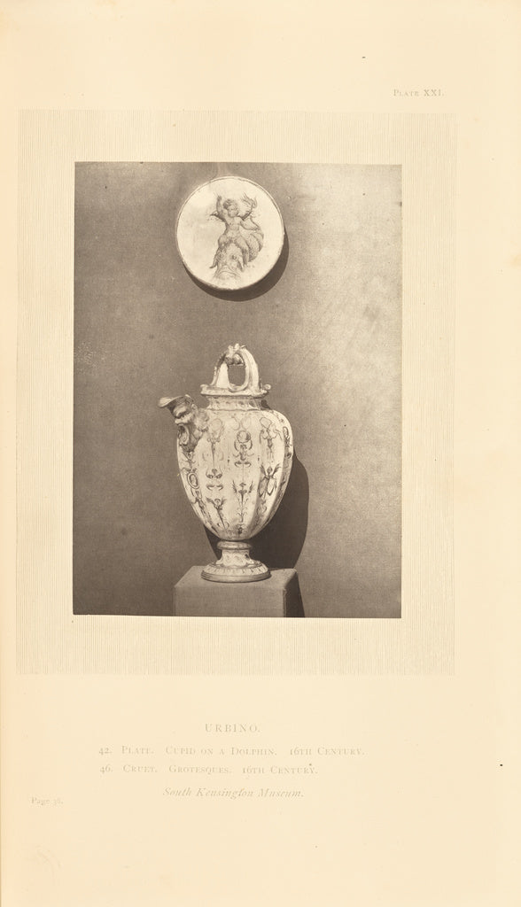William Chaffers:[Plate and cruet], Poster Print Wall Art
