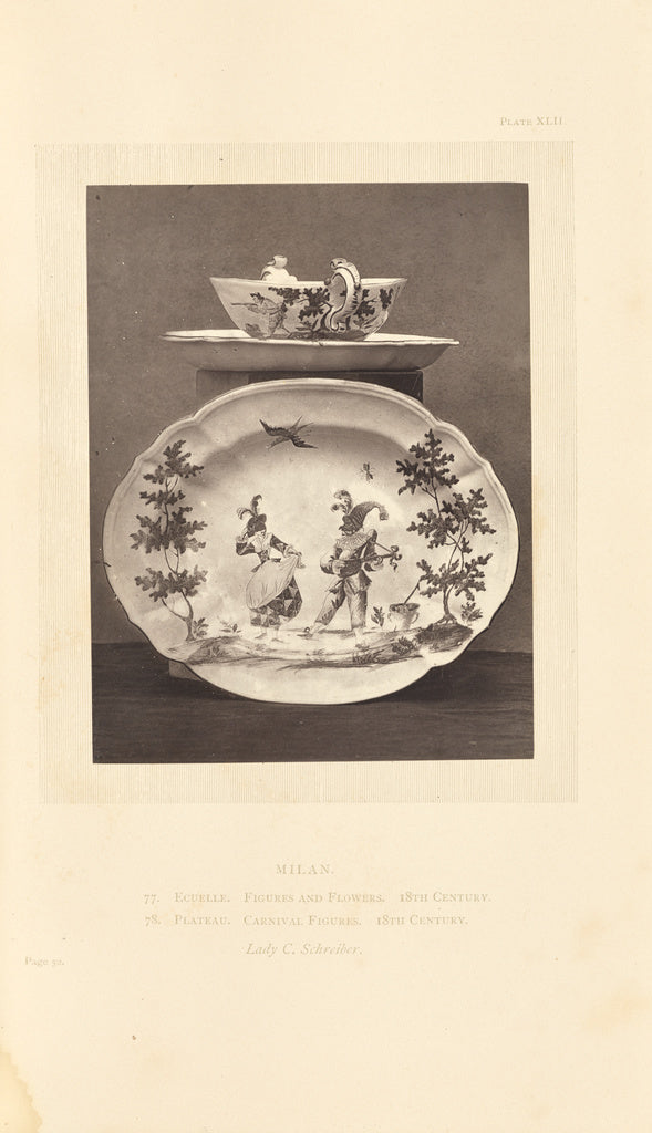 William Chaffers:[Ecuelle and plate], Poster Print Wall Art