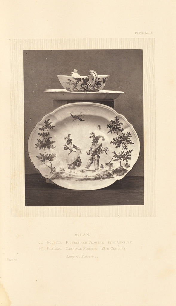 William Chaffers:[Ecuelle and plate],16x12