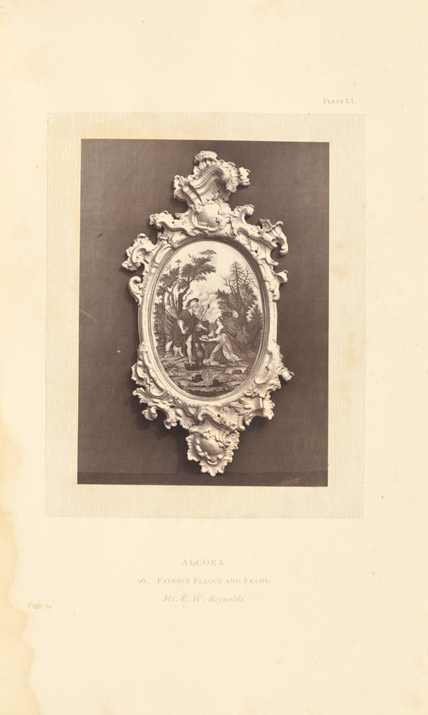 William Chaffers:[Decorative plaque], Poster Print Wall Art