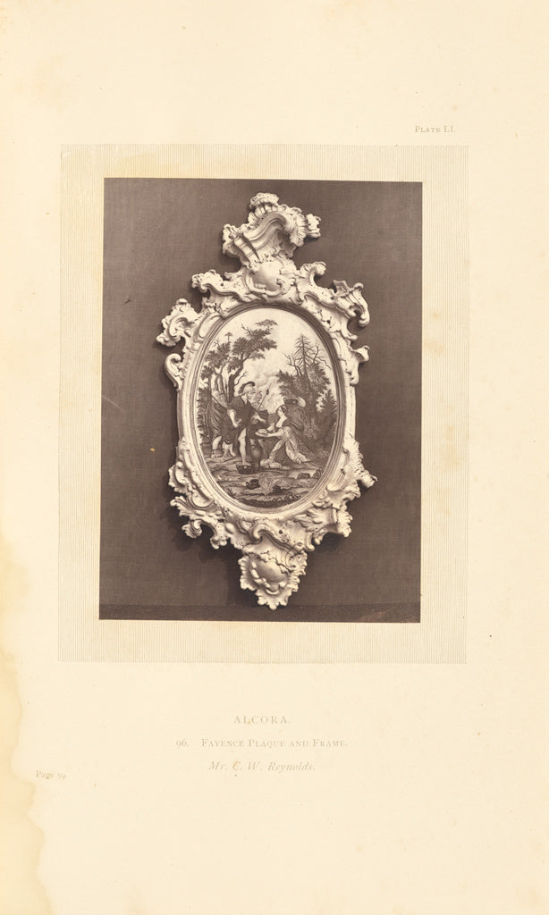 William Chaffers:[Decorative plaque],16x12