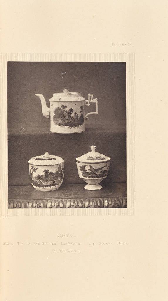 William Chaffers:[Tea pot and two sugar pots], Poster Print Wall Art
