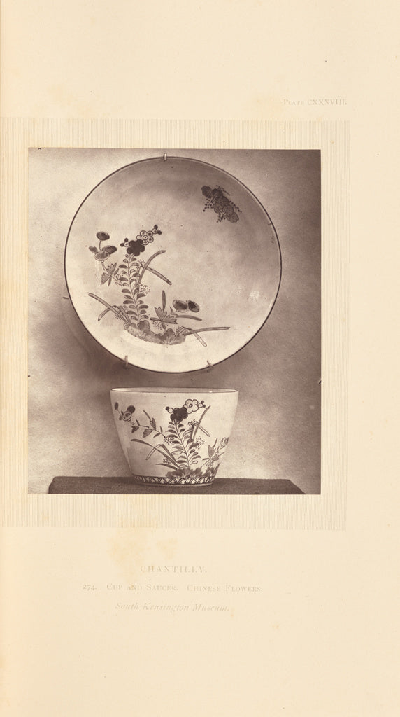 William Chaffers:[Teabowl and saucer], Poster Print Wall Art