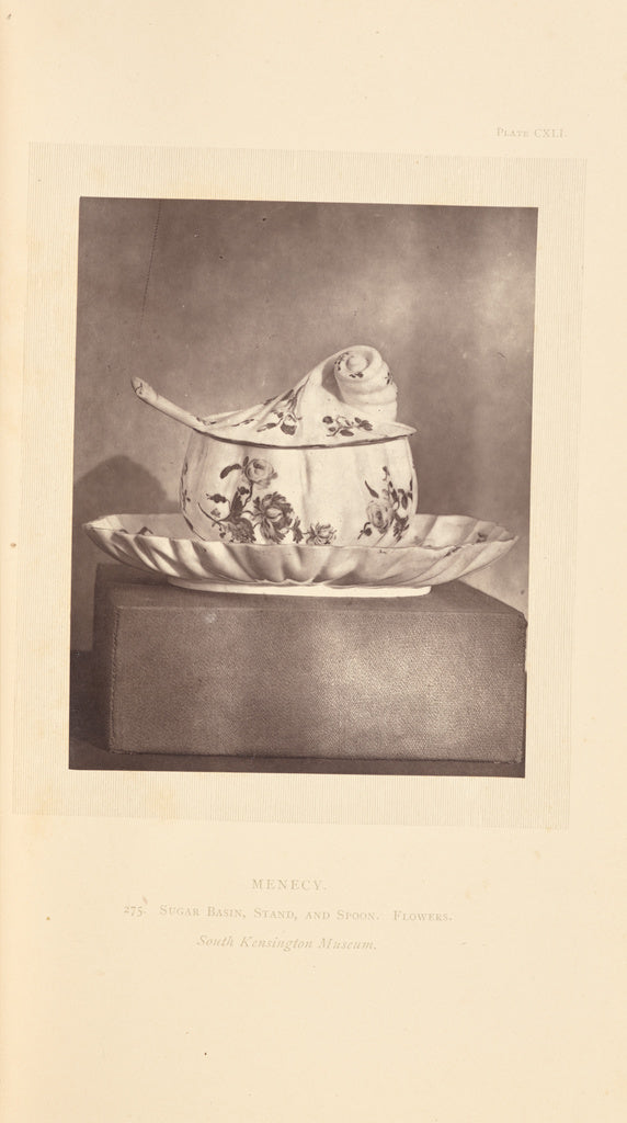William Chaffers:[Sugar bowl, dish, and spoon],16x12