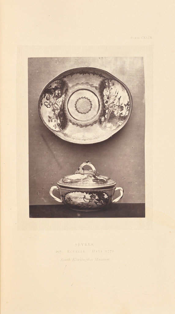 William Chaffers:[Ecuelle and tray], Poster Print Wall Art