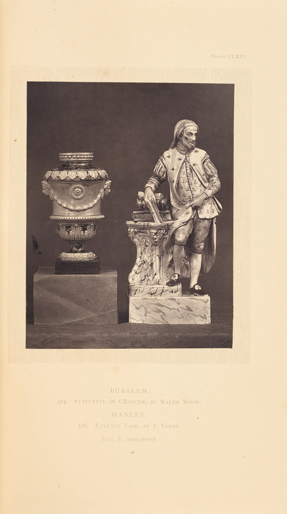 William Chaffers:[Vase and statue], Poster Print Wall Art