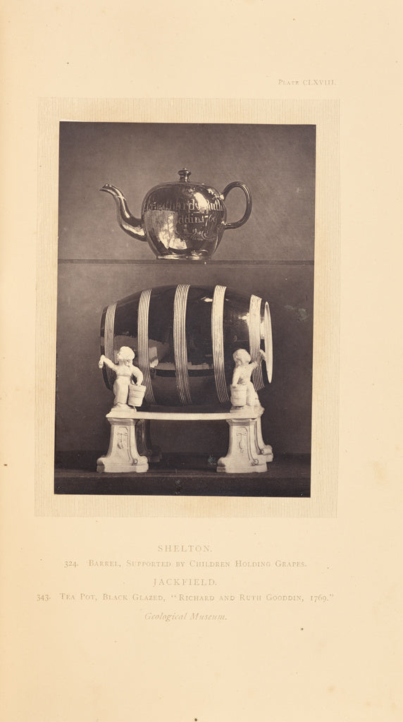 William Chaffers:[Tea pot and barrel], Poster Print Wall Art
