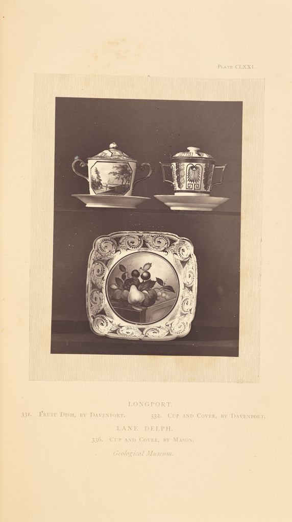 William Chaffers:[Two cups, two saucers, and a plate],16x12"(A3)Poster