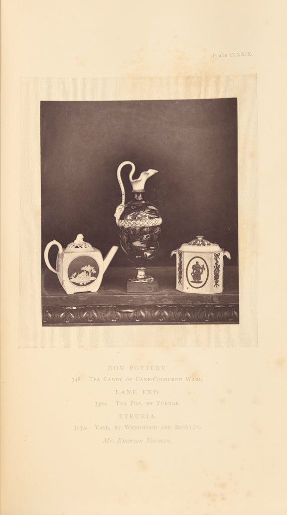 William Chaffers:[Tea pot, pitcher, and tea caddy],16x12"(A3)Poster