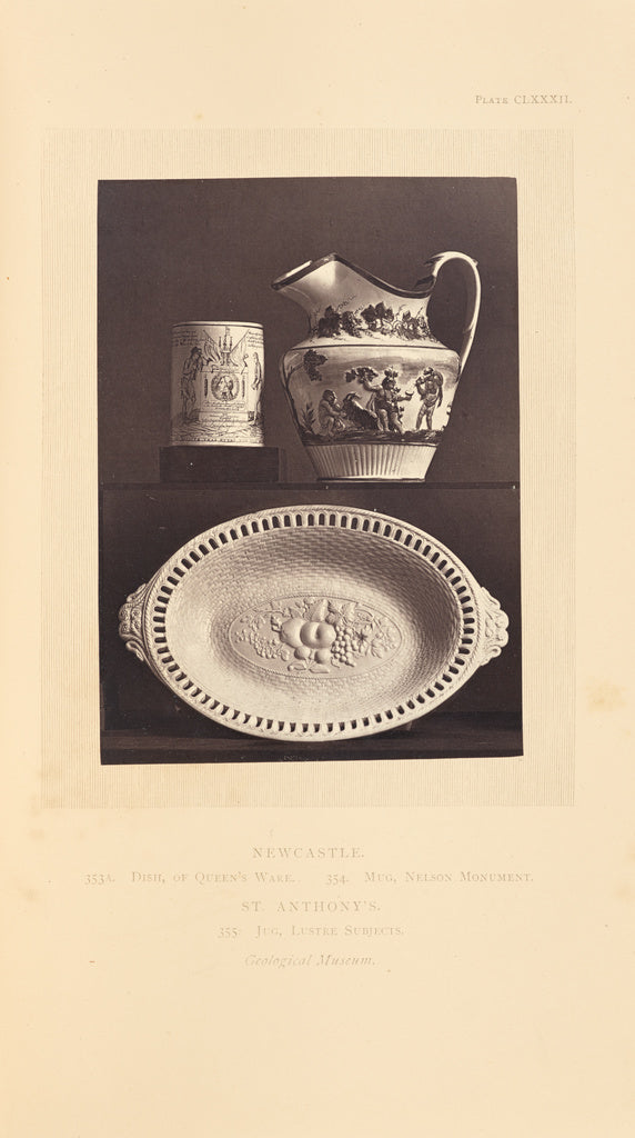 William Chaffers:[Cup, pitcher, and plate], Poster Print Wall Art