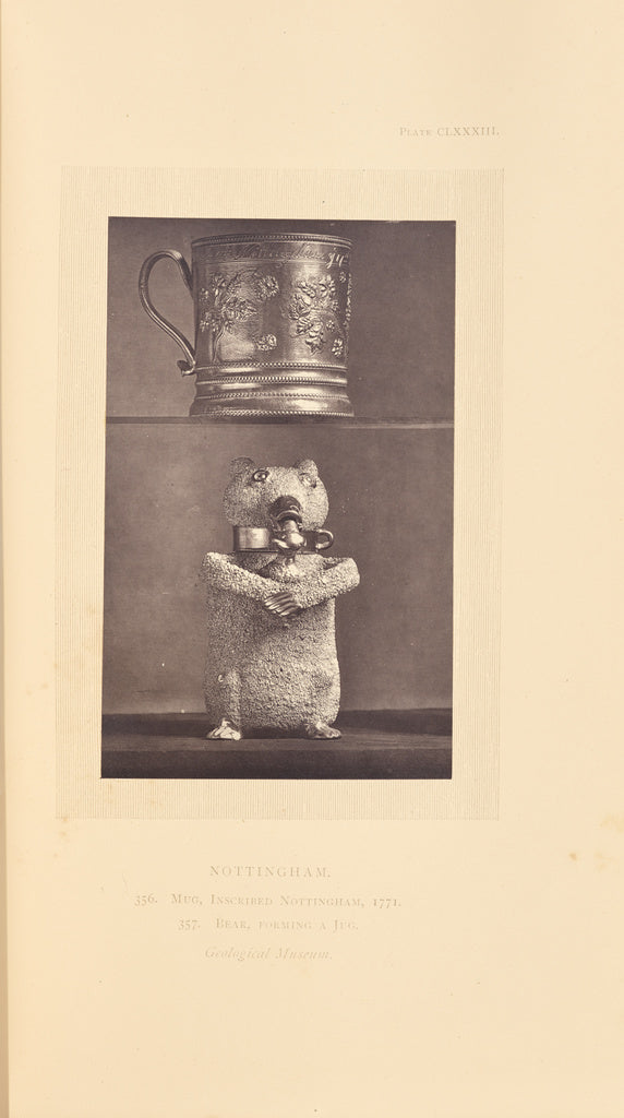 William Chaffers:[Mug and bear jug], Poster Print Wall Art