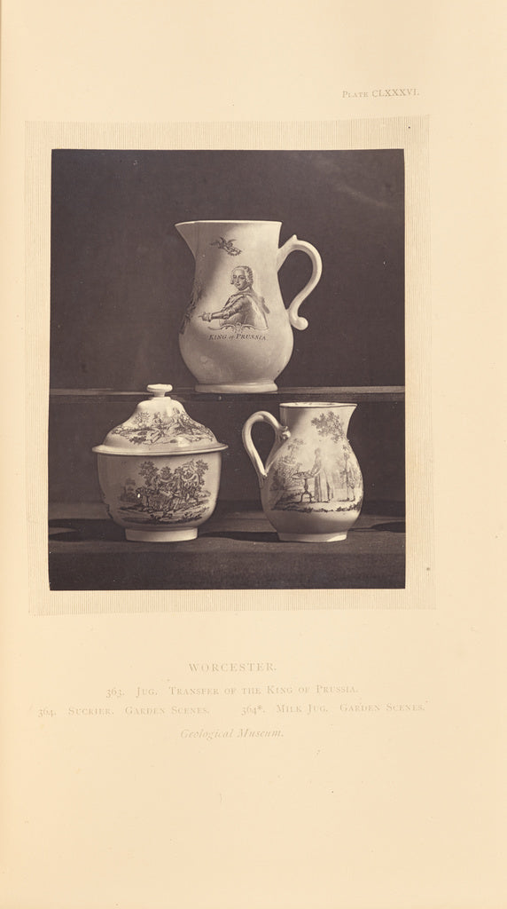 William Chaffers:[Jug, milk pot, and sugar pot],16x12"(A3)Poster