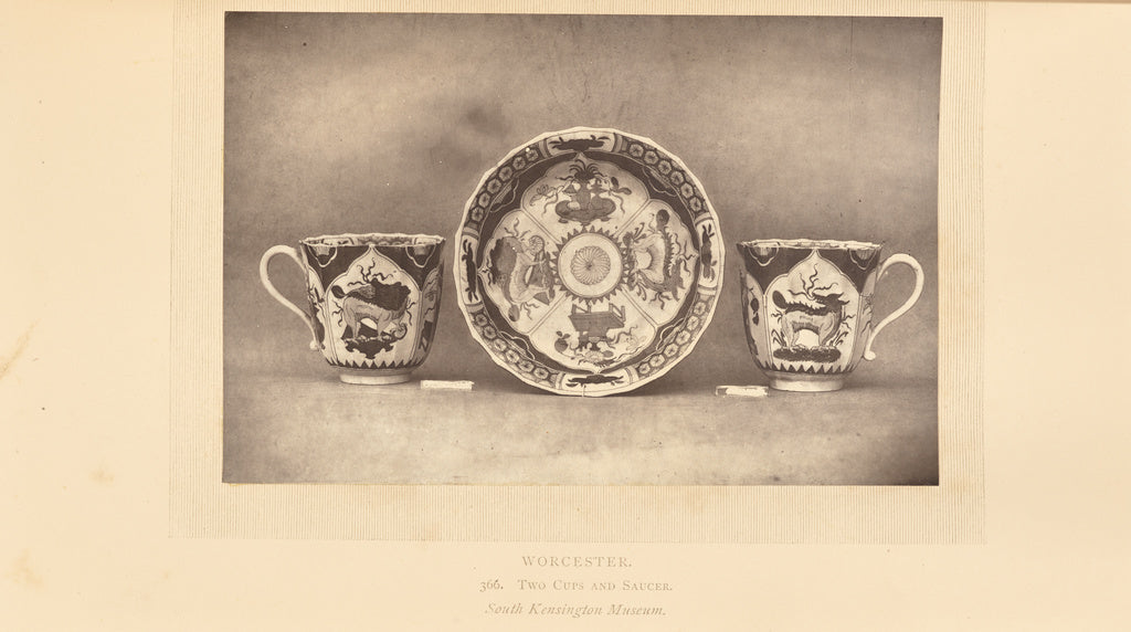 William Chaffers:[Two cups and saucer], Poster Print Wall Art