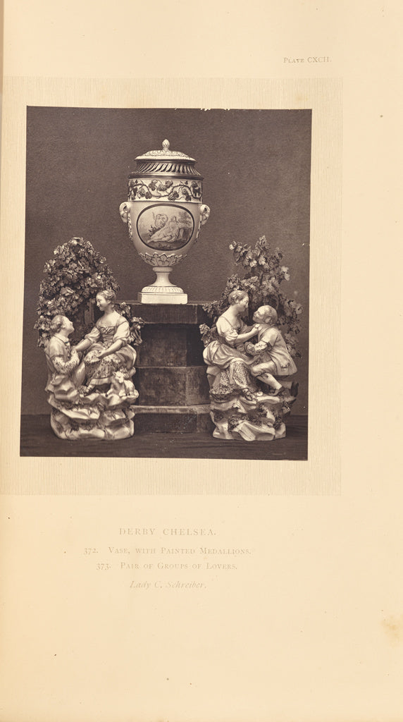 William Chaffers:[Vase and figurines], Poster Print Wall Art