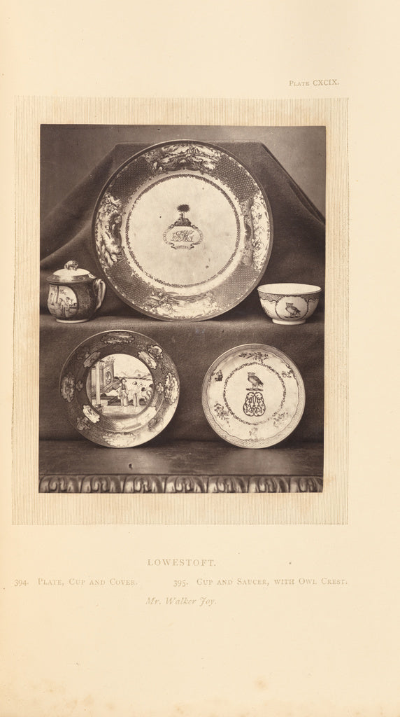 William Chaffers:[Three plates and two cups], Poster Print Wall Art