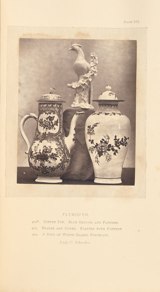 William Chaffers:[Coffee pot, vase, and figurine],16x12"(A3)Poster