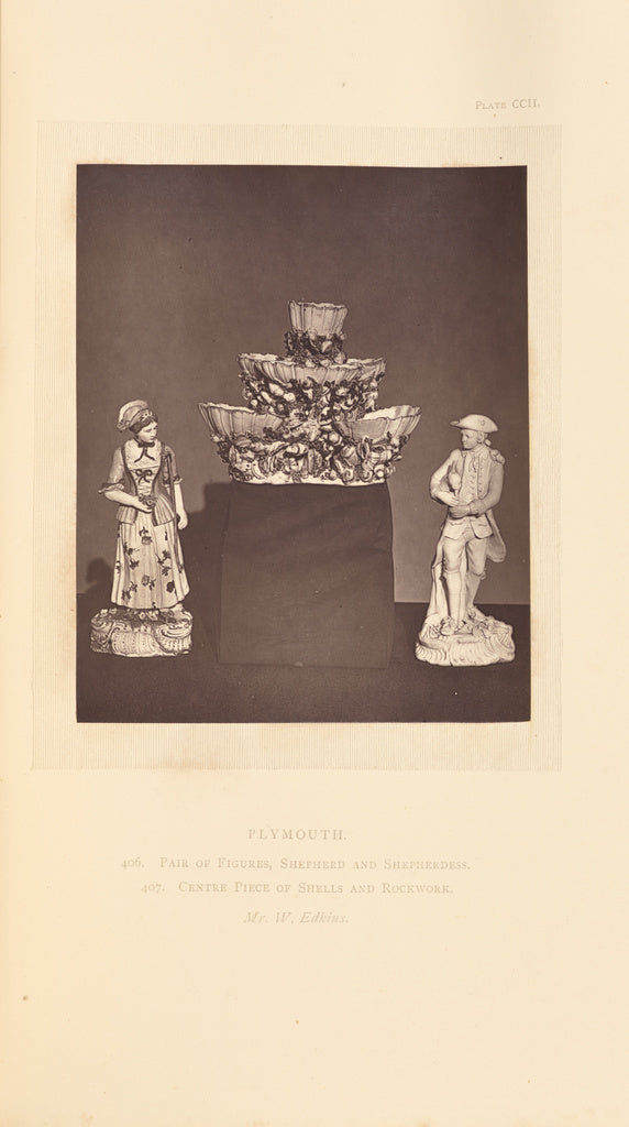 William Chaffers:[Centerpiece and pair of figures], Poster Print Wall Art
